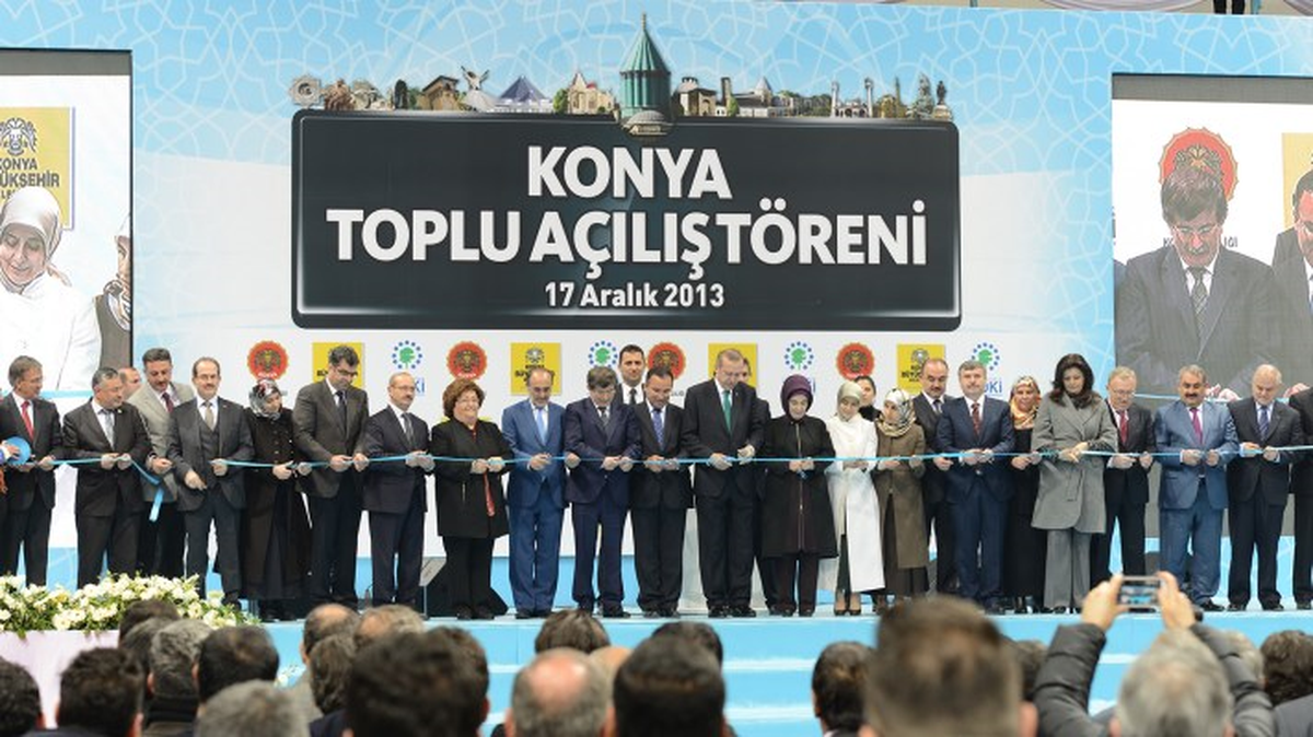 Başbakan Erdoğan Konya\'da Toplu Açılış Törenine Katıldı