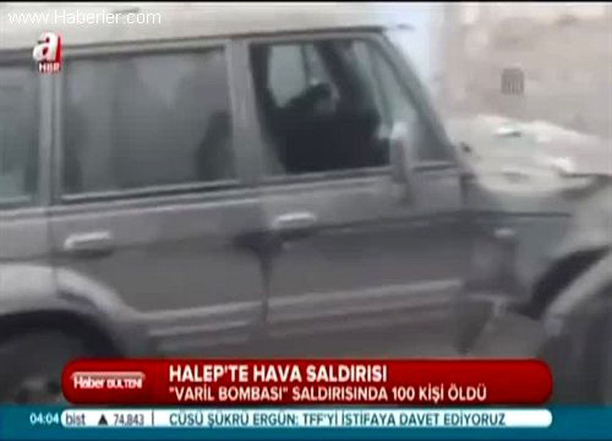 Halep\'te Hava Saldırısı