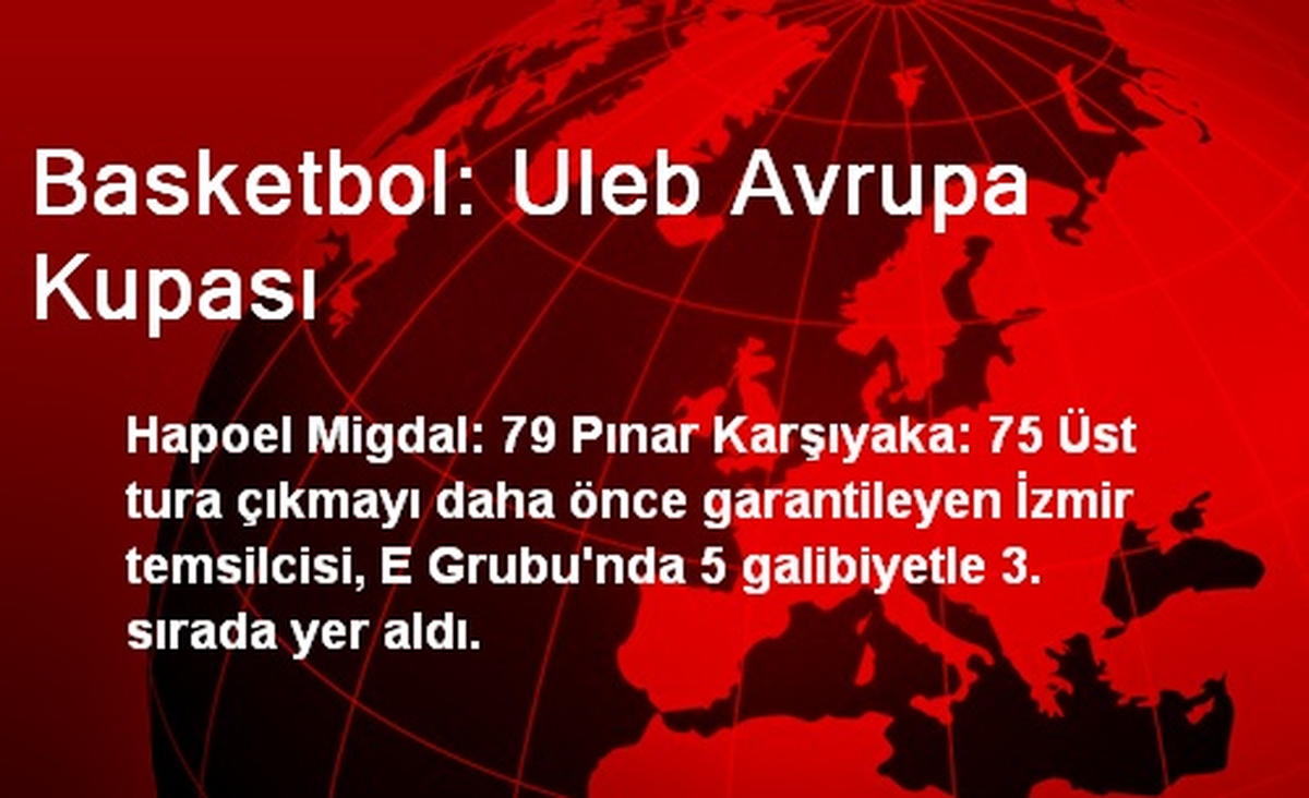 Basketbol: Uleb Avrupa Kupası