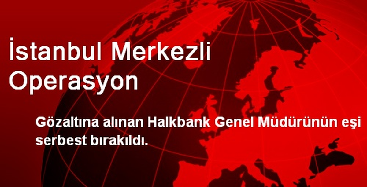 İstanbul Merkezli Operasyon