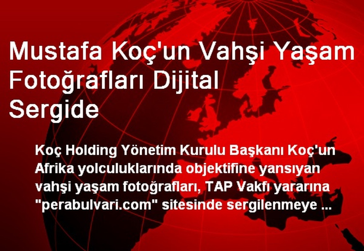 Mustafa Koç\'un Vahşi Yaşam Fotoğrafları Dijital Sergide