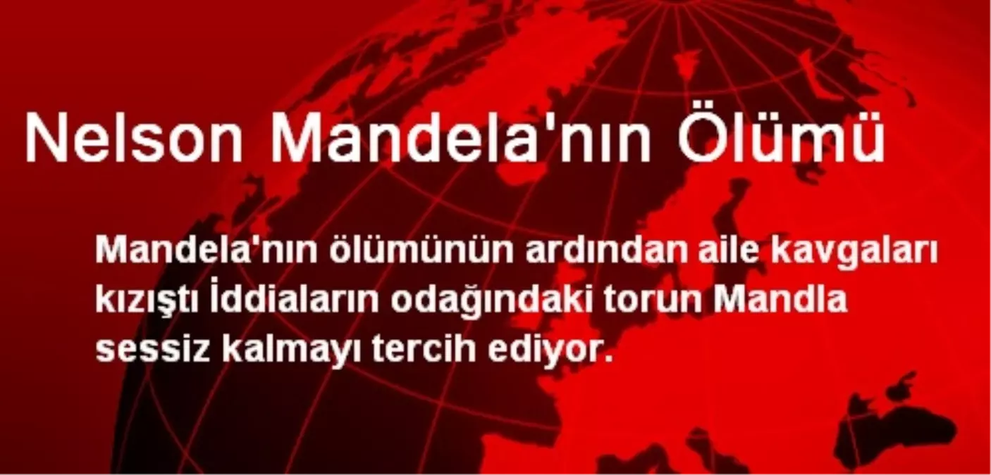 Mandela Ailesinin Kavgaları Yeniden Kızıştı