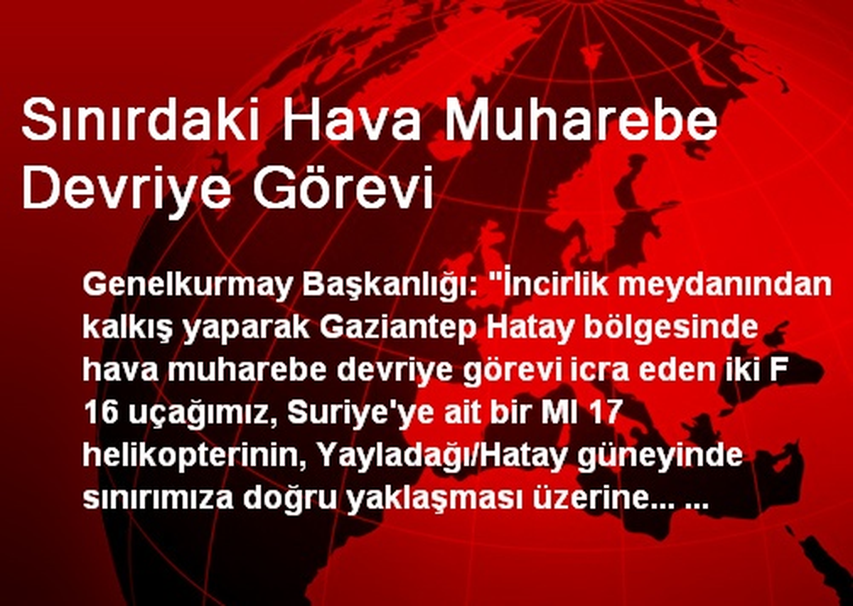Sınırdaki Hava Muharebe Devriye Görevi