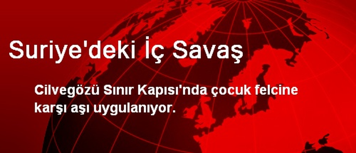 Suriye\'deki İç Savaş