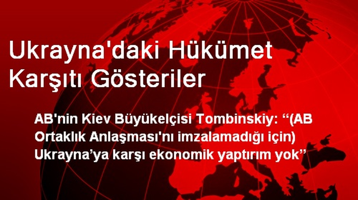 Ukrayna\'daki Hükümet Karşıtı Gösteriler