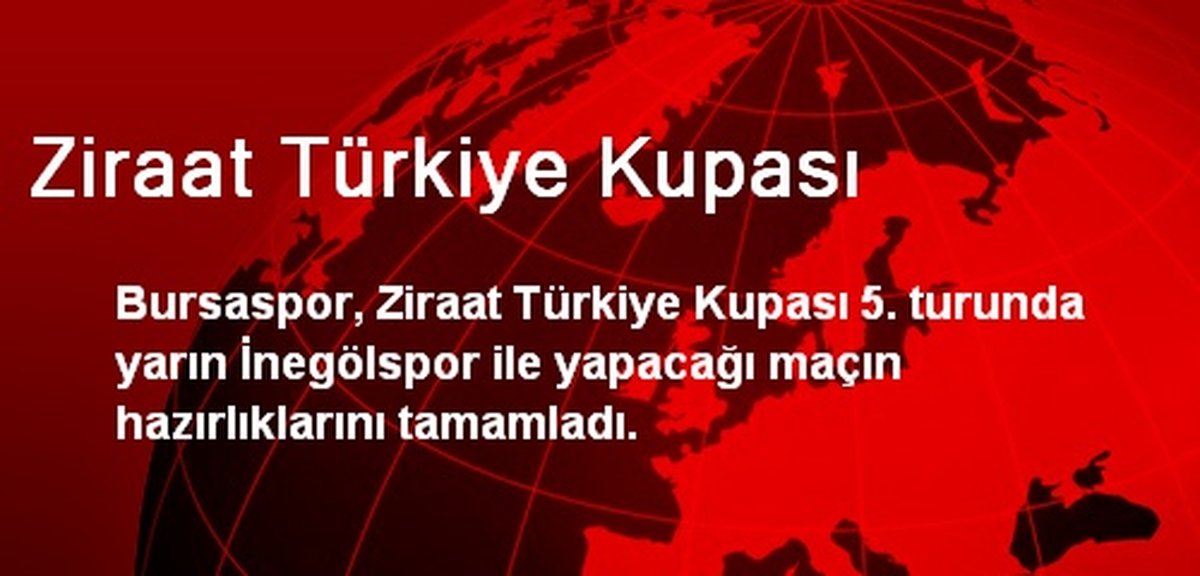 Bursaspor, İnegölspor Maçına Hazır