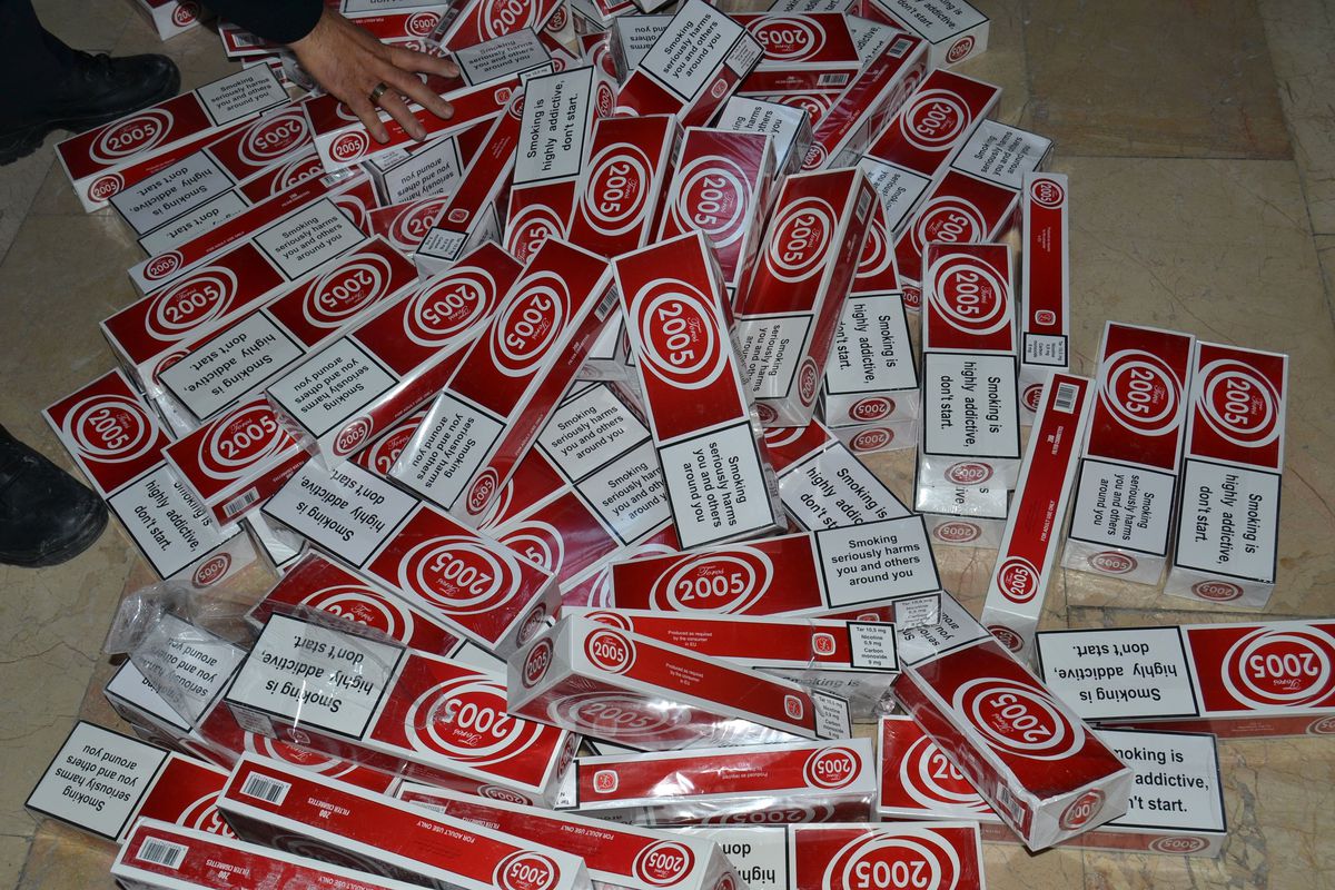 Samsun\'da 90 Bin Paket Kaçak Sigara Ele Geçirildi