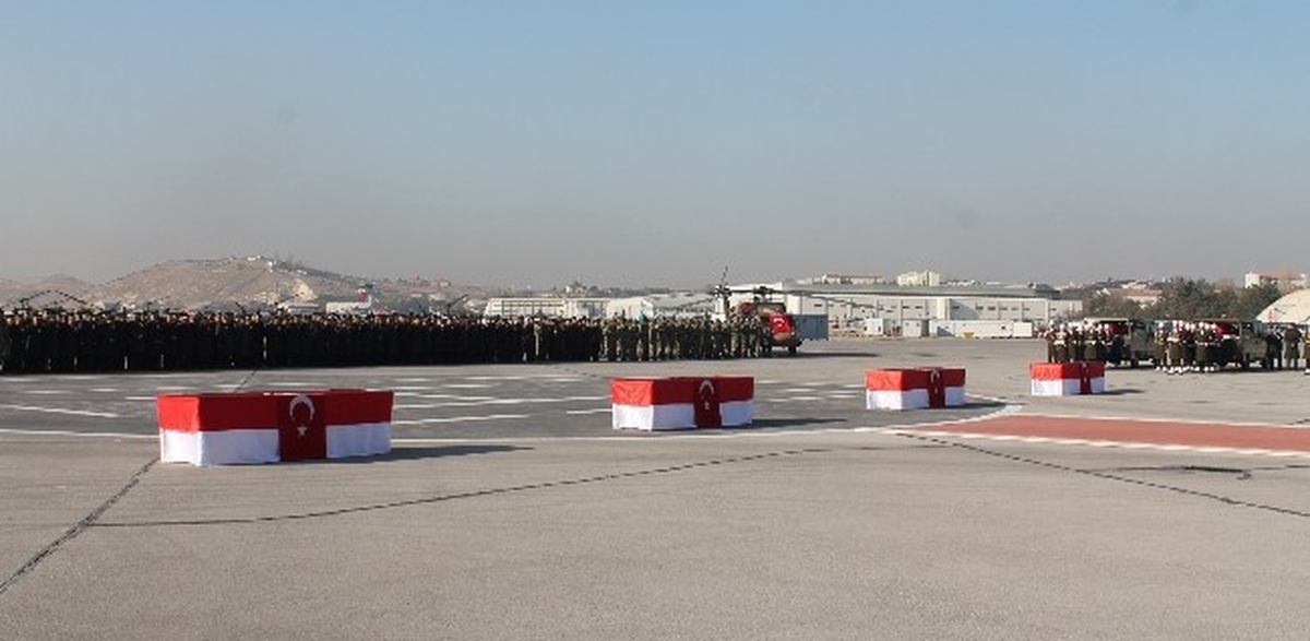 Şehit Pilotlar Son Yolculuğuna Uğurlanıyor