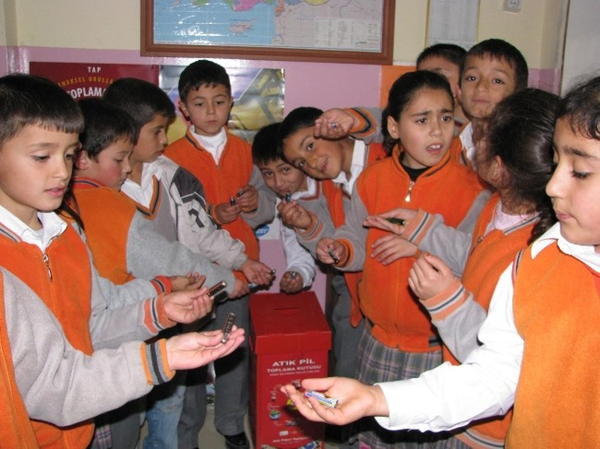 Sorgun\'da 2013 Yılında 350 Kg Atık Pil Toplandı