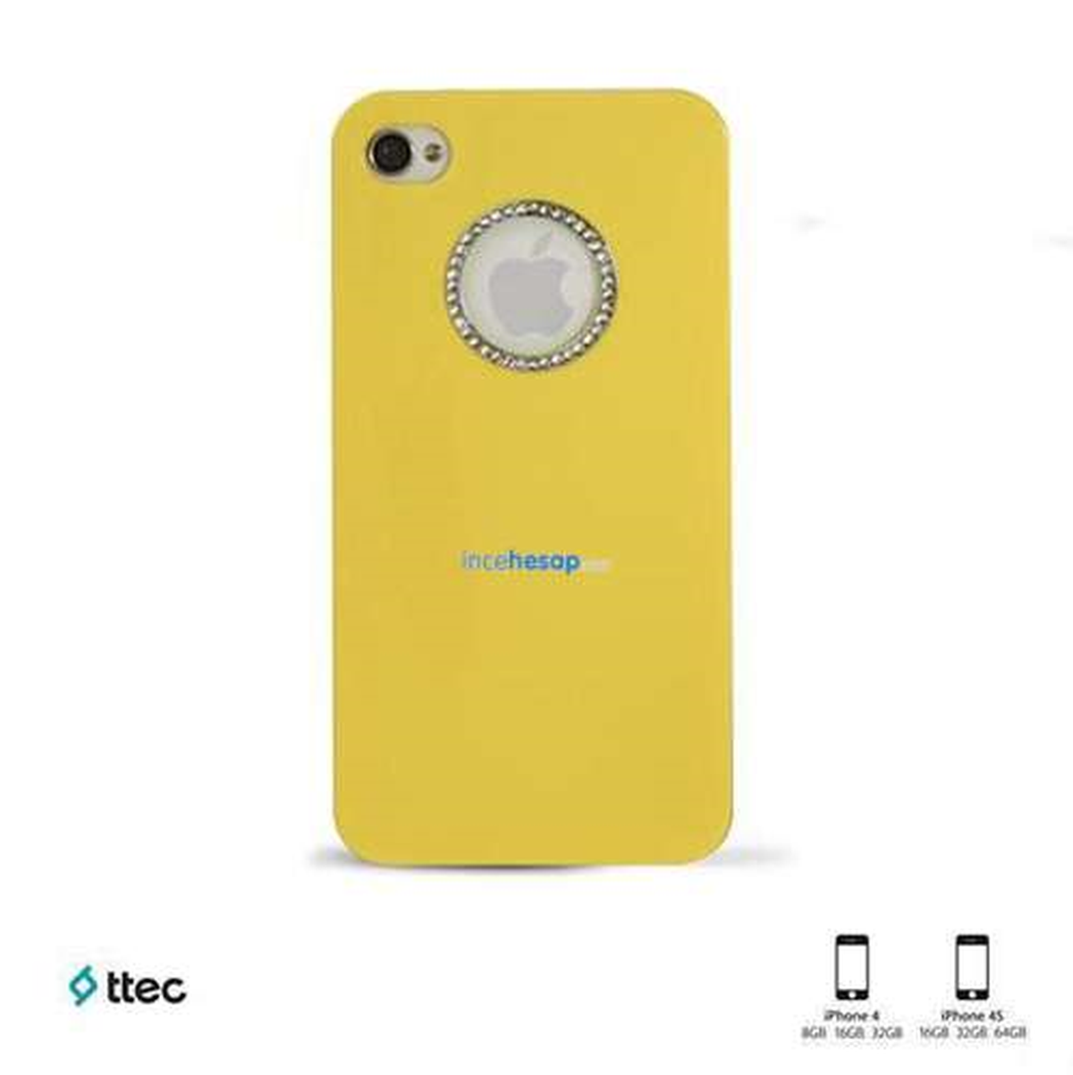 Ttec İphone 4/4s Sarı Koruyucu Panel