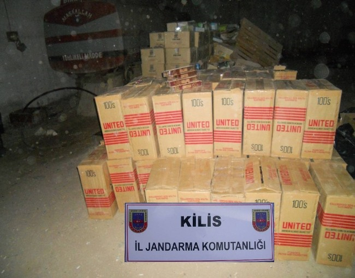 30 Bin Paket Kaçak Sigara Ele Geçirildi