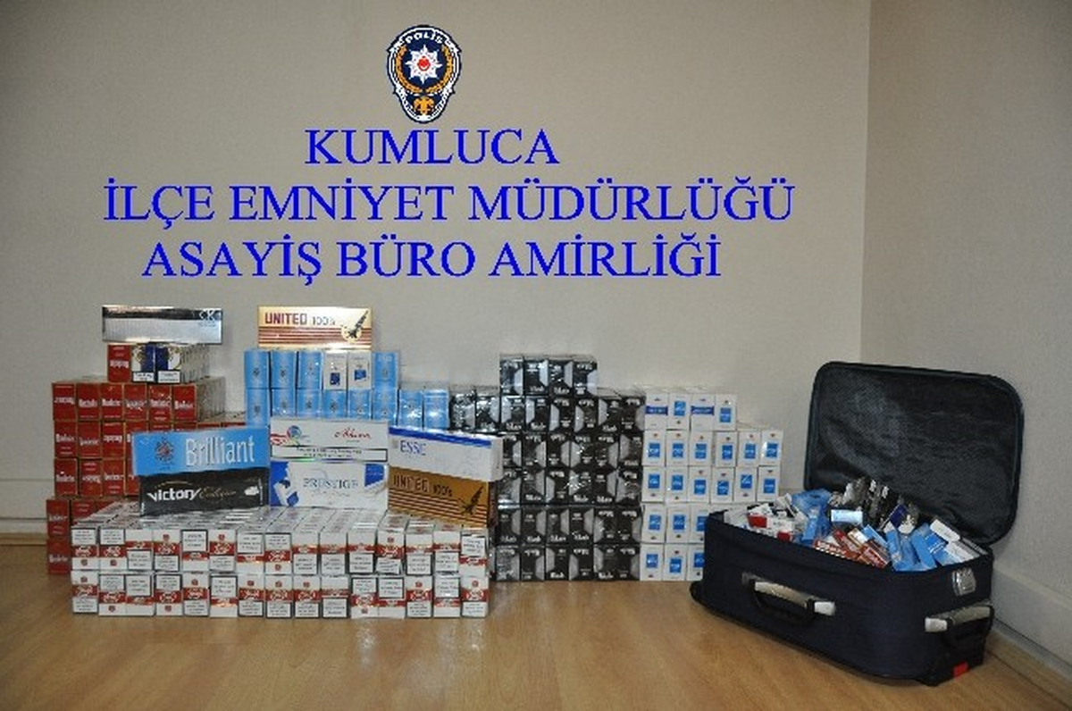 Antalya\'da 2 Bin 88 Paket Kaçak Sigara Ele Geçirildi