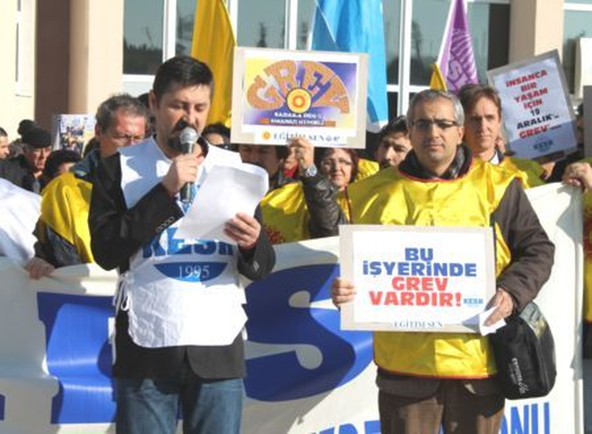 Bandırma\'da Kesk Üyelerinden Basın Açıklaması
