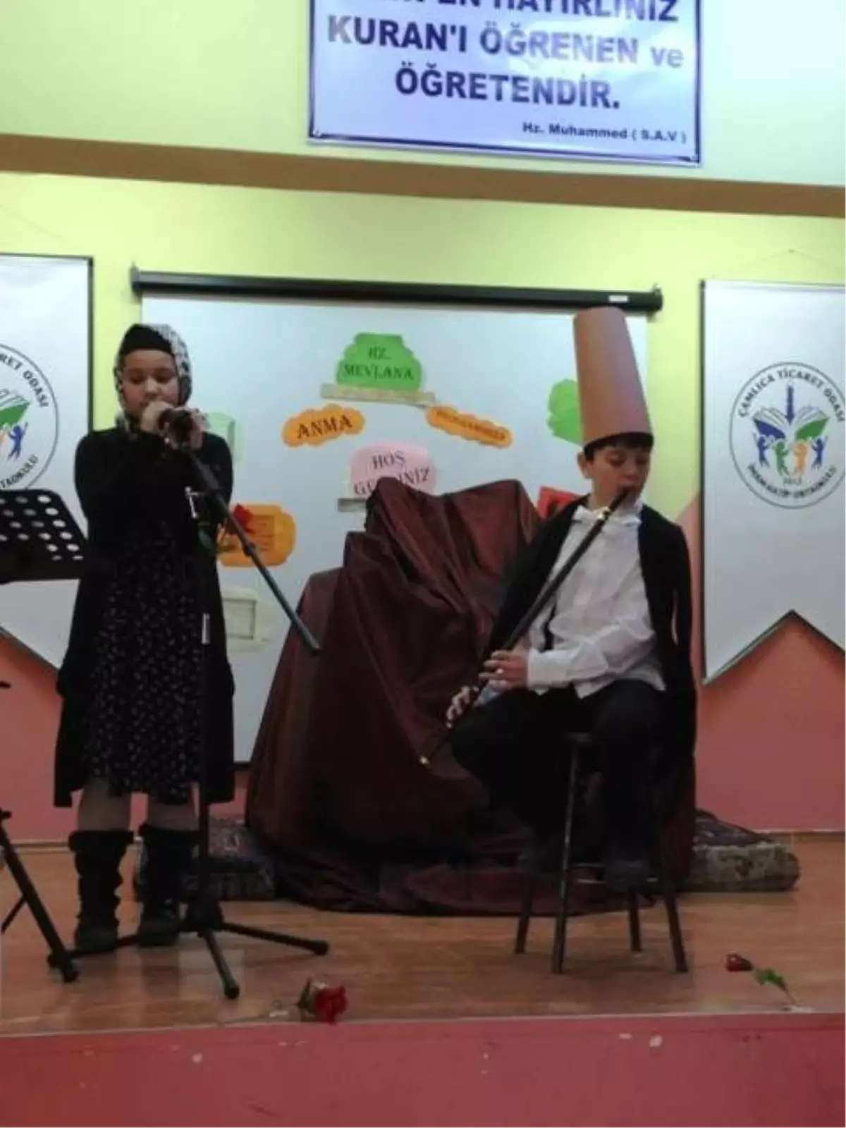 Çamlıca İmam Hatip Ortaokulu'nda Mevlana Haftası