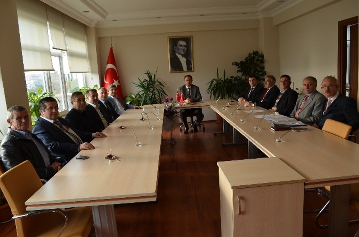 Çerkezköy\'de Köylere Yapılan Hizmetler Değerlendirildi