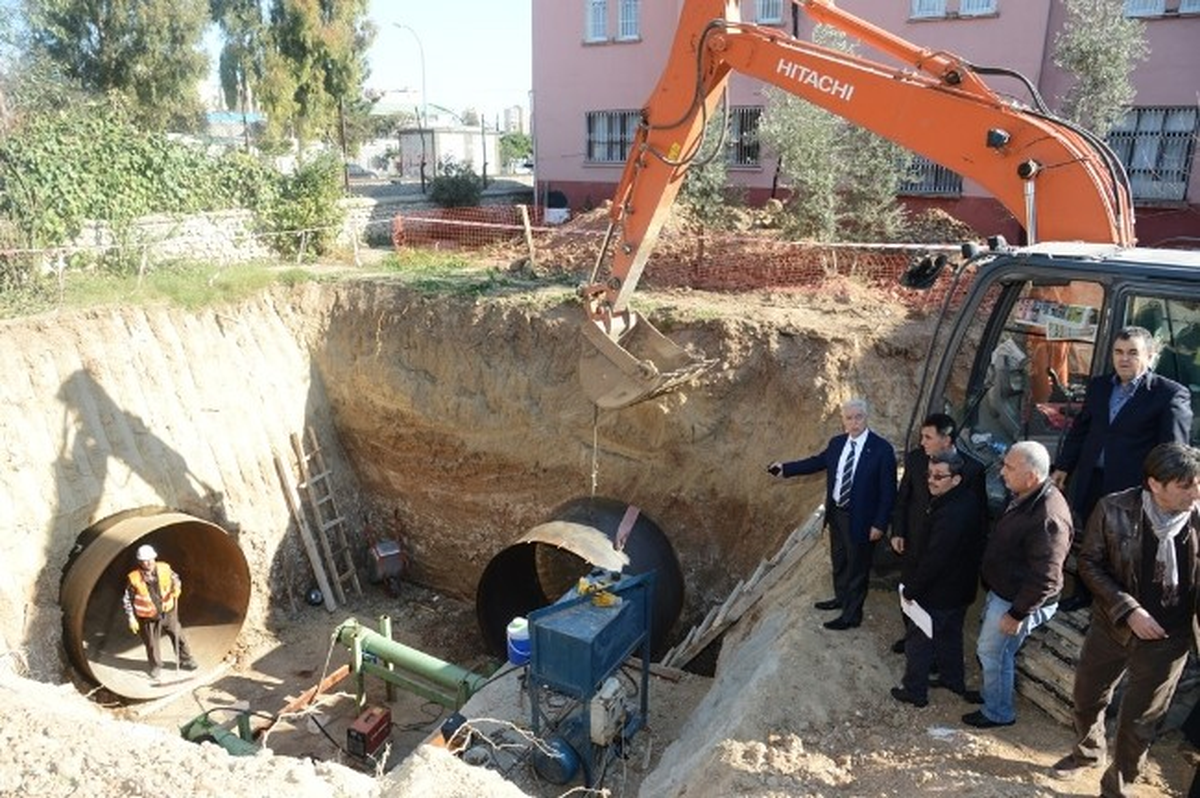 Dadaloğlu\'nda Yağmur Suyu Çalışması