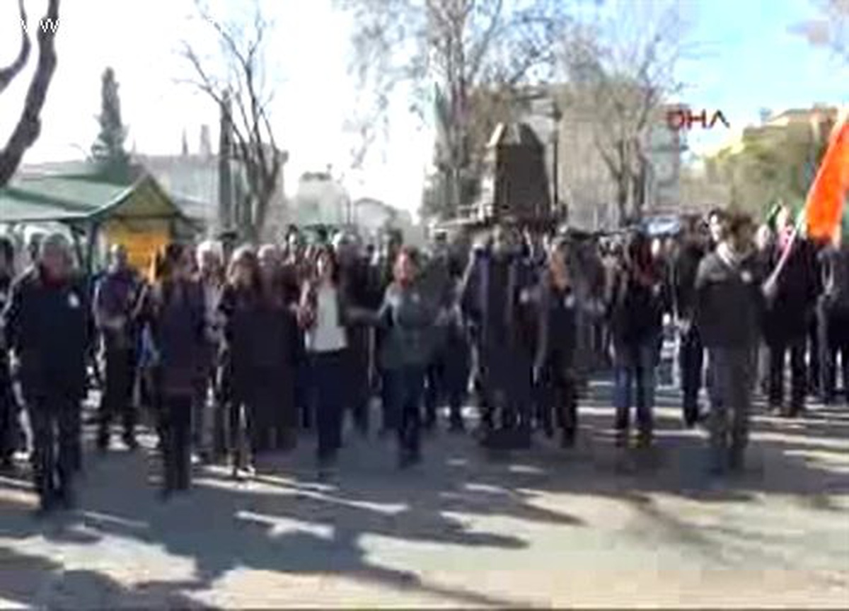 Gaziantep ve Adıyaman\'da Kesk Üyelerinden Protesto Eylemi