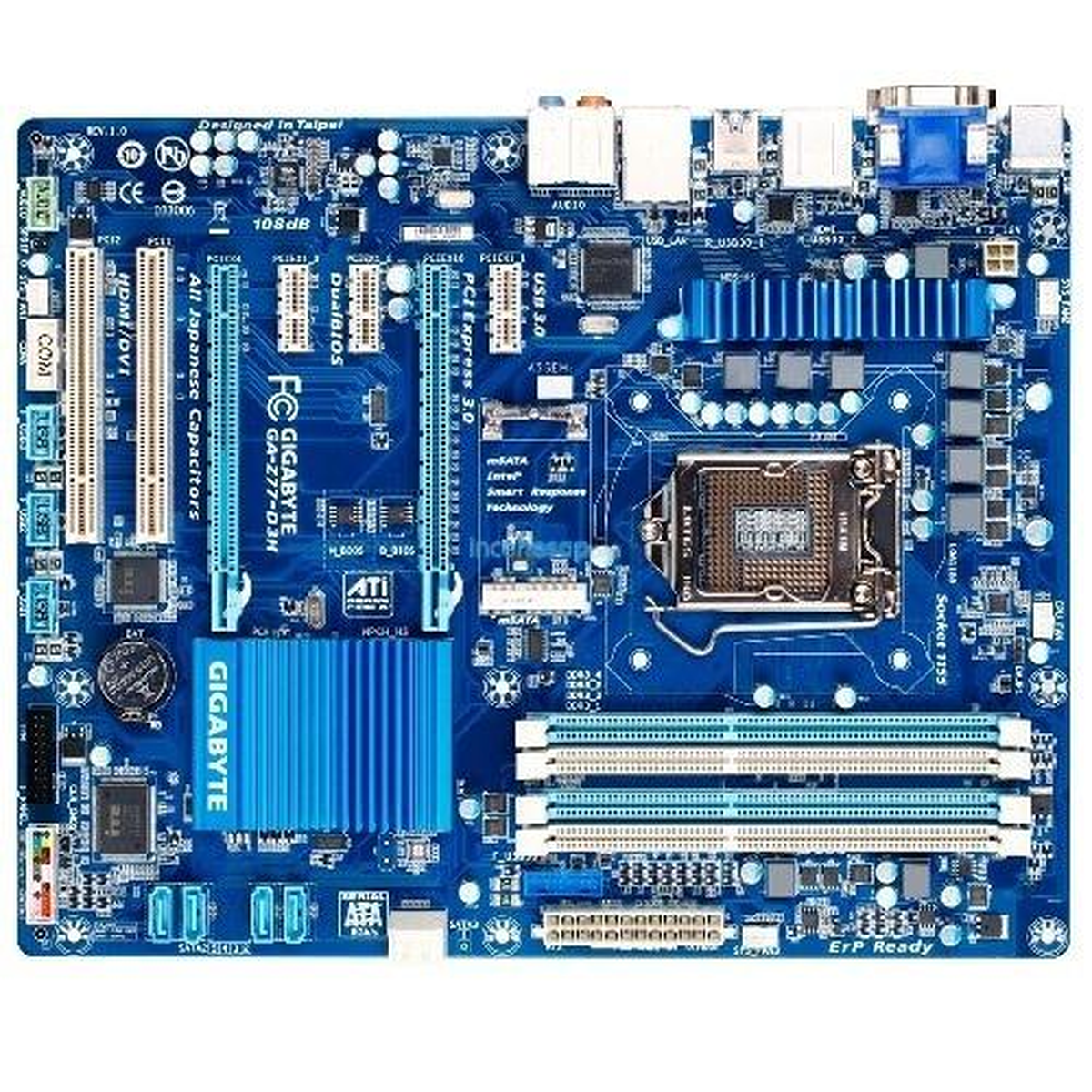 Gıgabyte Z77-D3h Ddr3 V+s+glan 16x