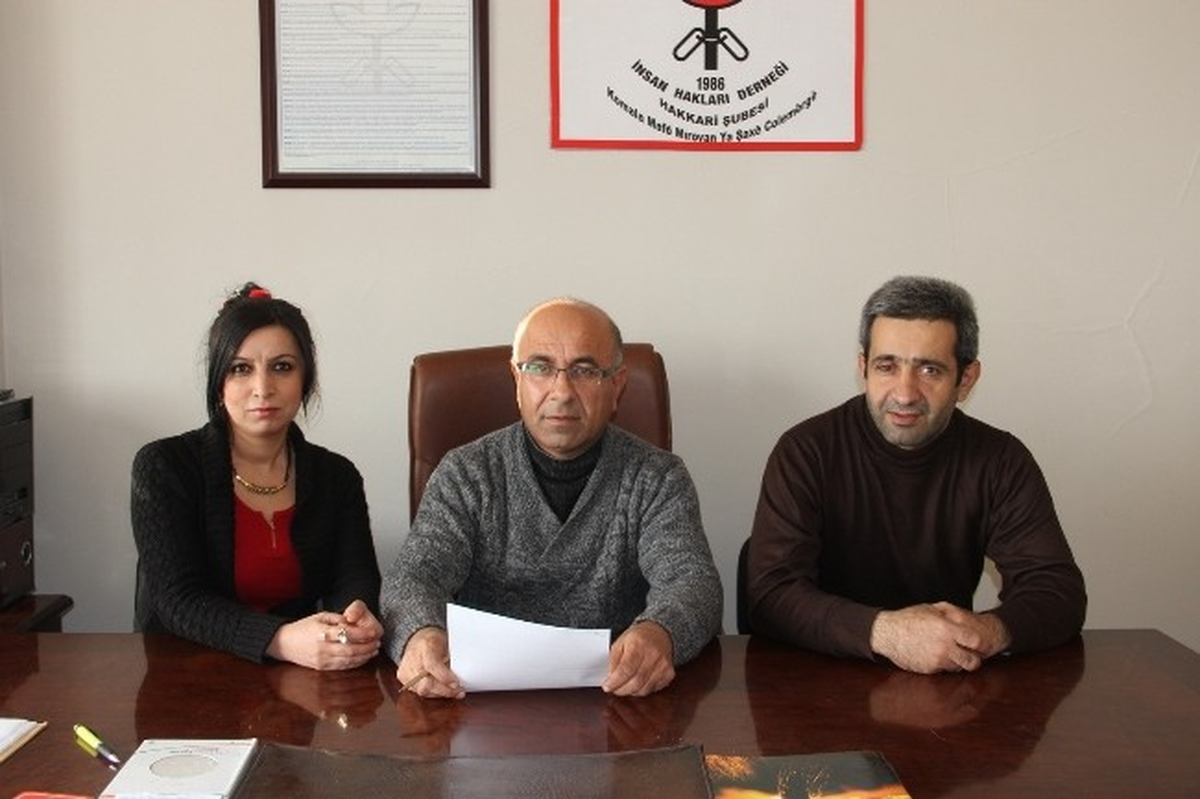 İHD Hakkari Şubesi\'nden Basın Açıklaması