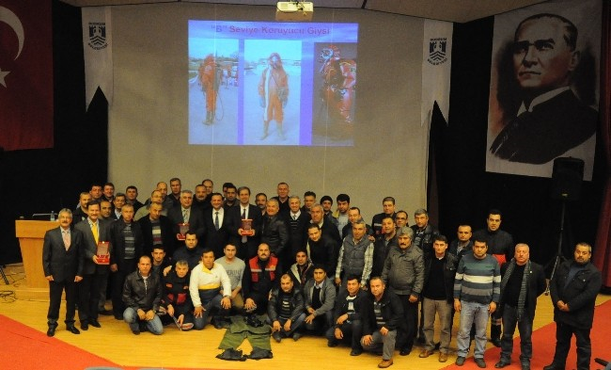 İtfayecilere Biyolojik, Radyolojik ve Nükleer Hakkında Seminer Verildi