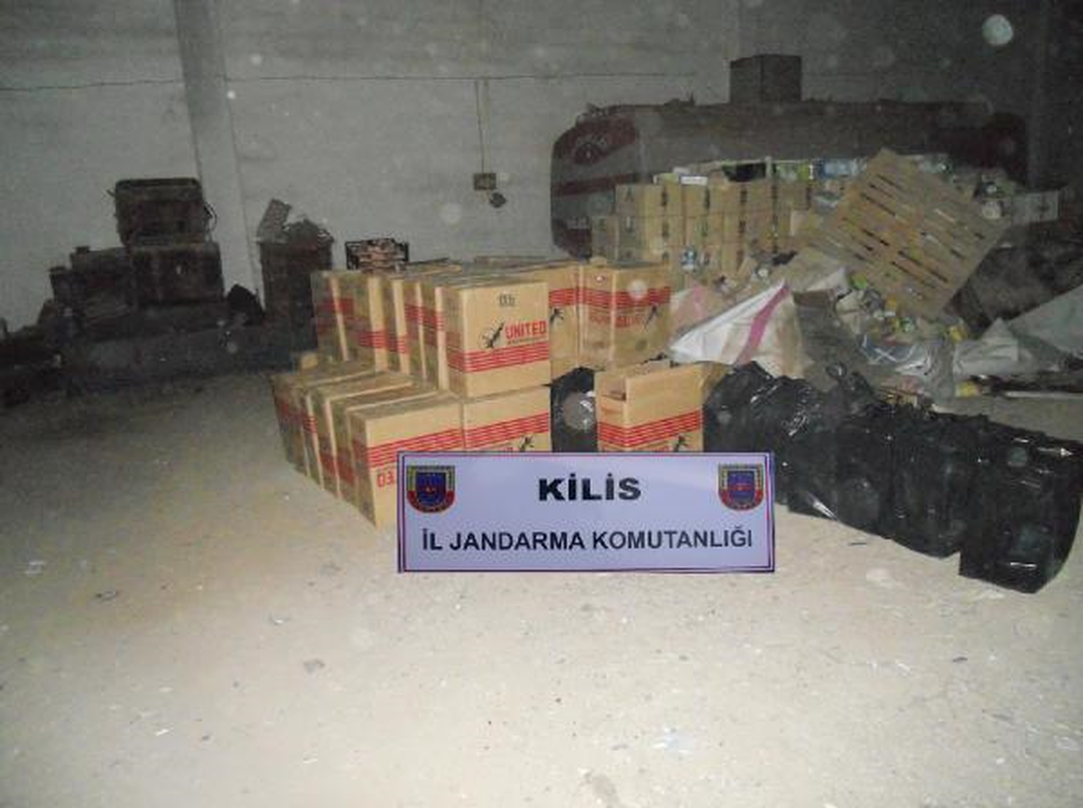 Kilis\'te 36 Bin 500 Paket Kaçak Sigara Ele Geçirildi
