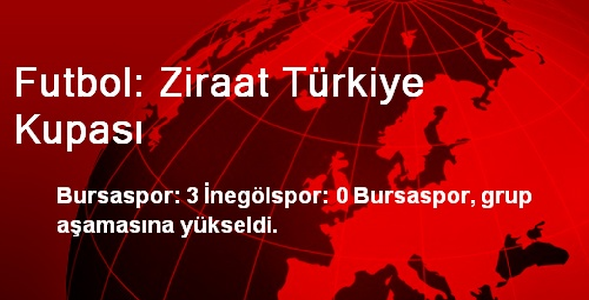 Bursaspor: 3 İnegölspor: 0