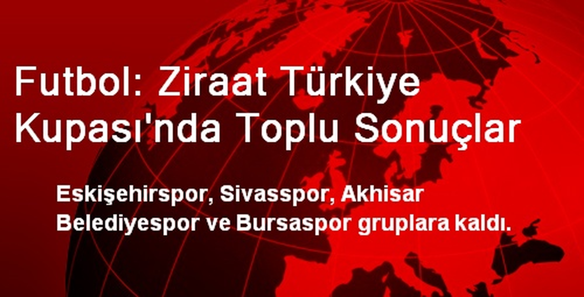 Gruplara Kalan Ekipler Belli Oldu