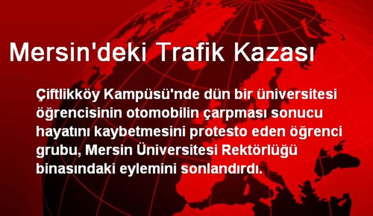 Mersin\'deki Trafik Kazası