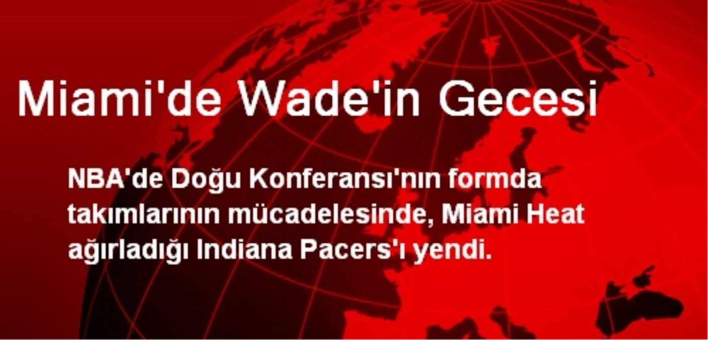 Miami\'de Wade\'in Gecesi