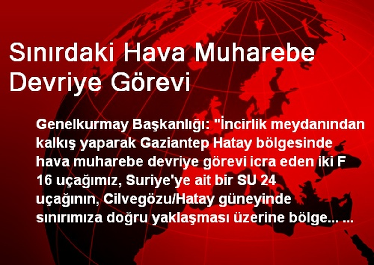 Sınırdaki Hava Muharebe Devriye Görevi