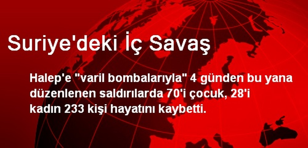 Suriye\'deki İç Savaş