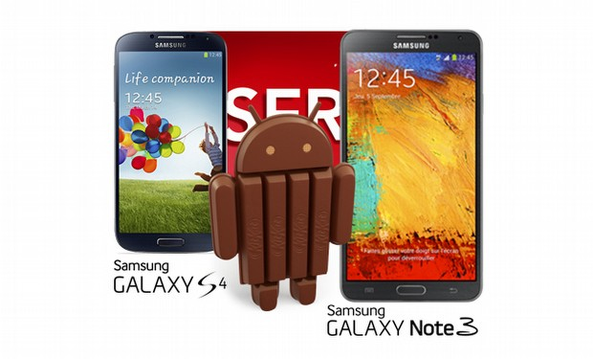 Samsung Galaxy S4 ve Note 3\'e KitKat geliyor