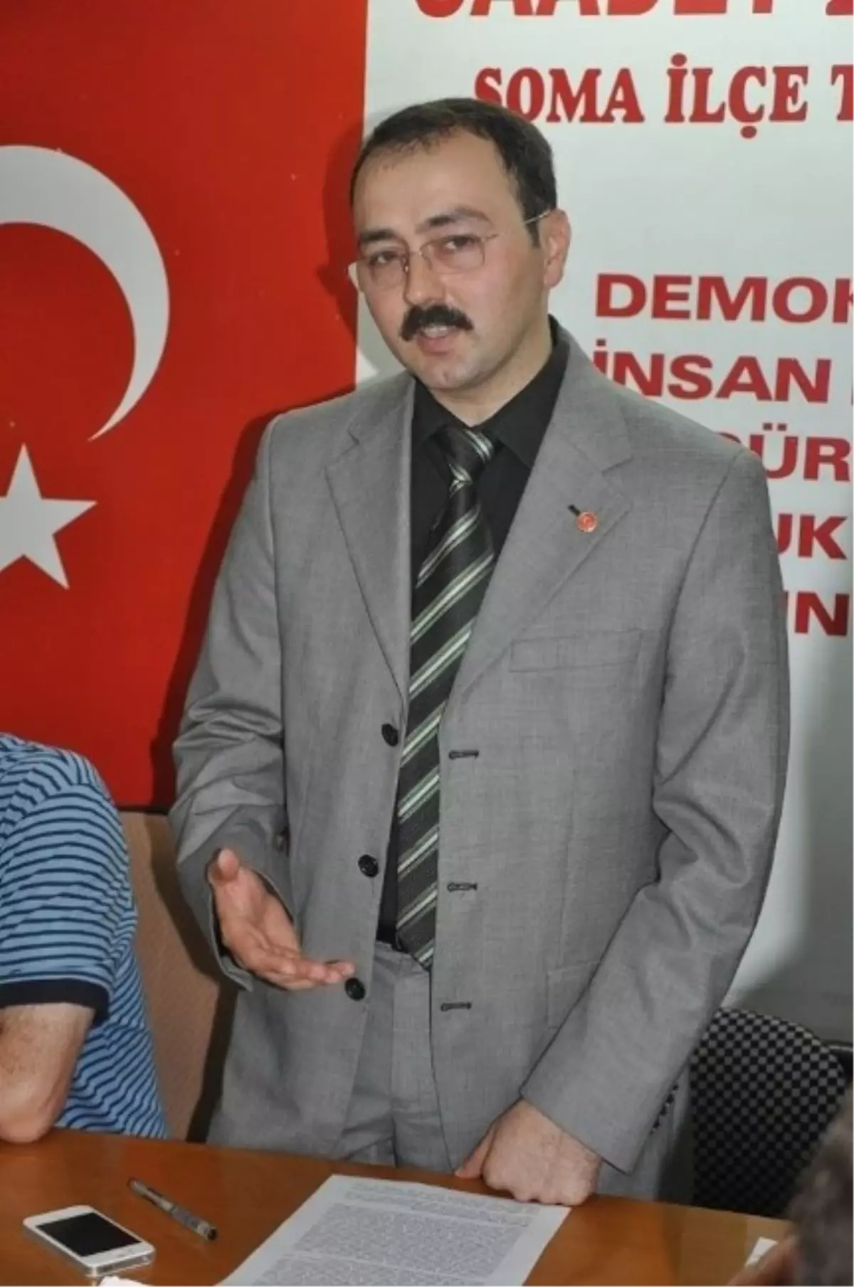 Saadet Partisi Soma Belediye Başkan Adayı Türkmen;