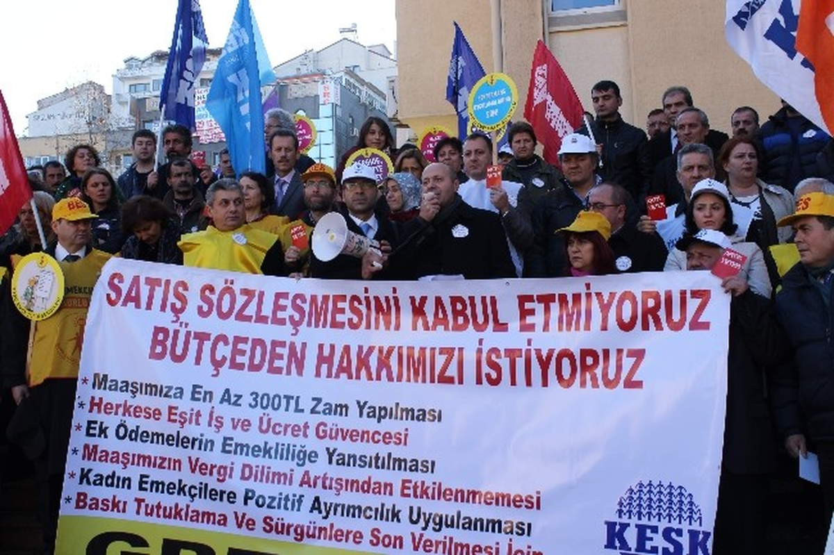 Trabzon\'da KESK\'ten Bütçe Eylemi