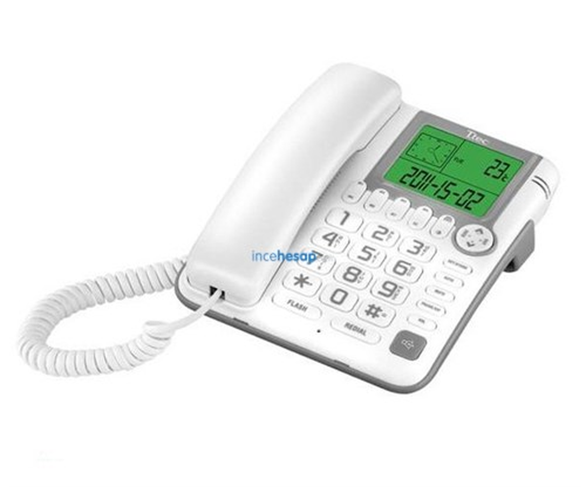 Ttec Plus Tk6050 Masaüstü Açık Gri Telefon