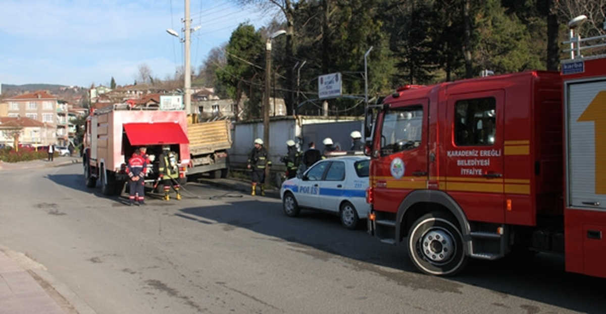 Zonguldak\'ta Cezaevinde Yangın ve Firar Tatbikatı