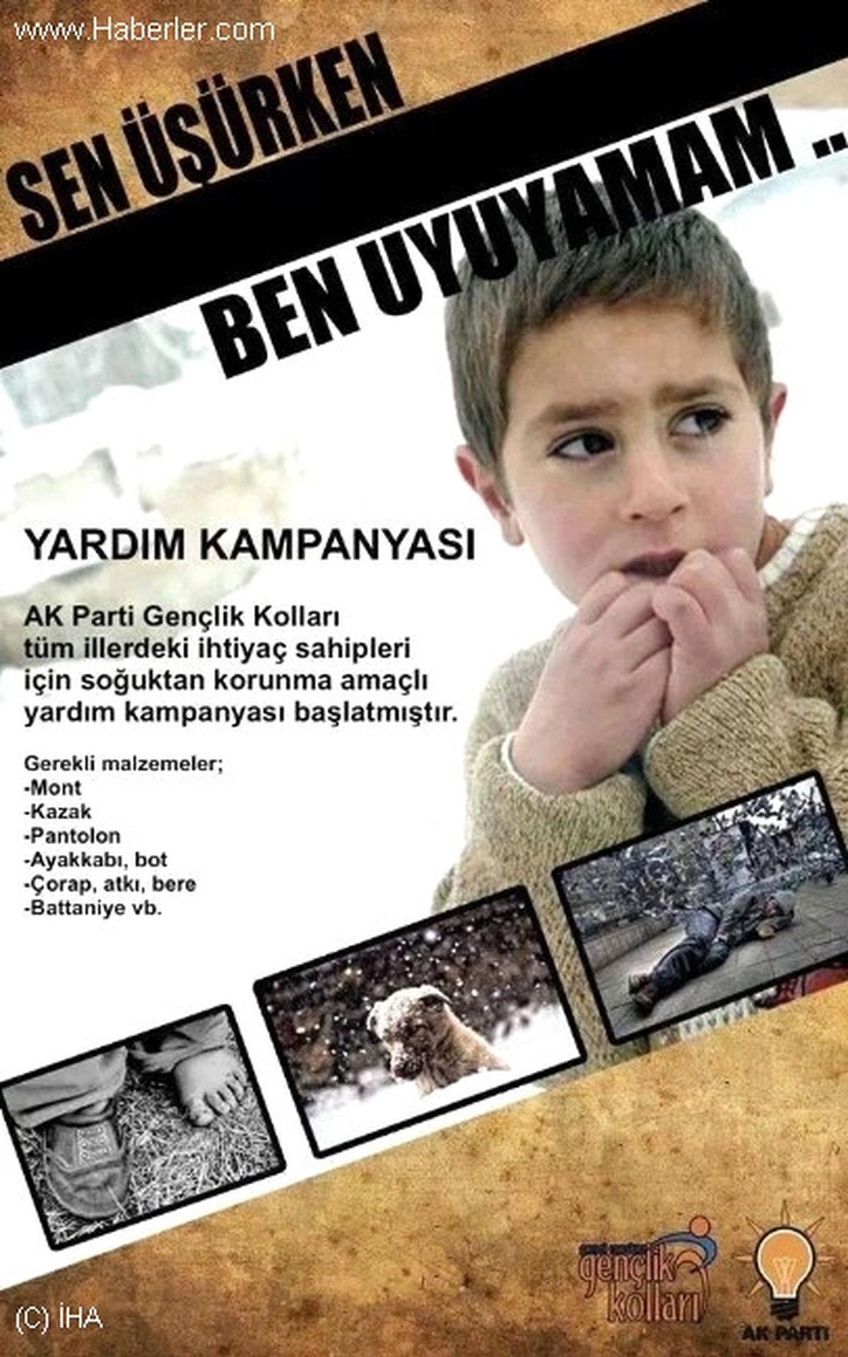 AK Parti Kırşehir Gençlik Kolları Yardım Kampanyası Başlattı