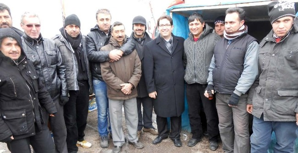 Aksaray\'da Başkan Adayı Yazgı, Pazarcı Esnafını Dinledi