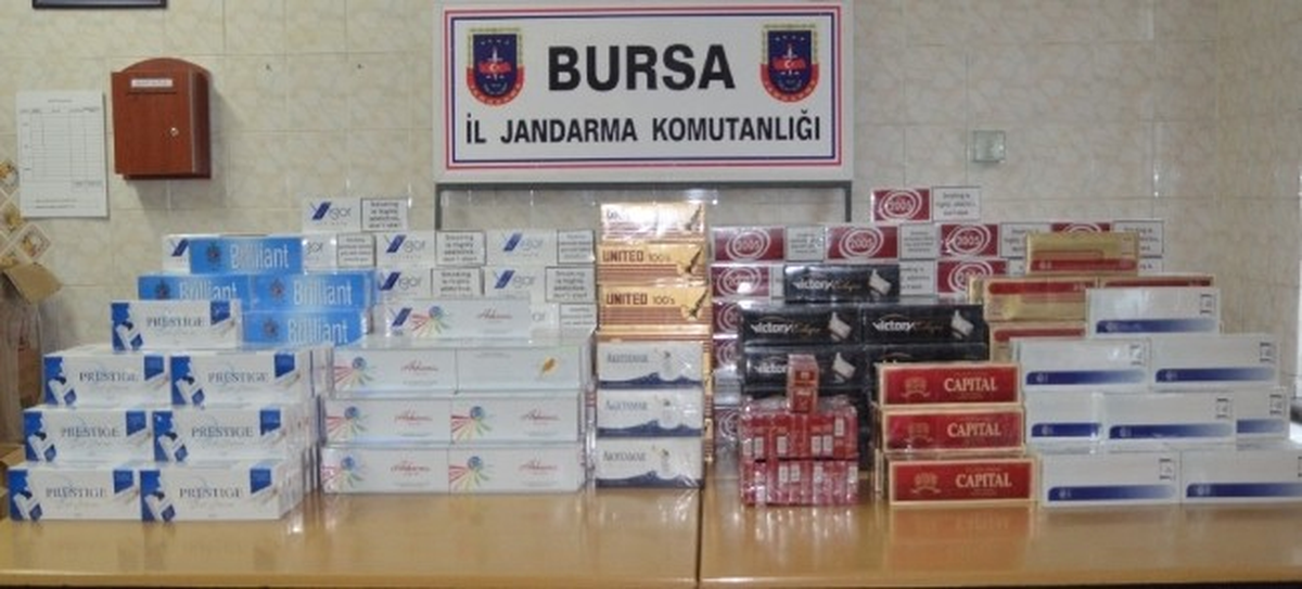 Bursa\'da Kaçak Sigara Operasyonu