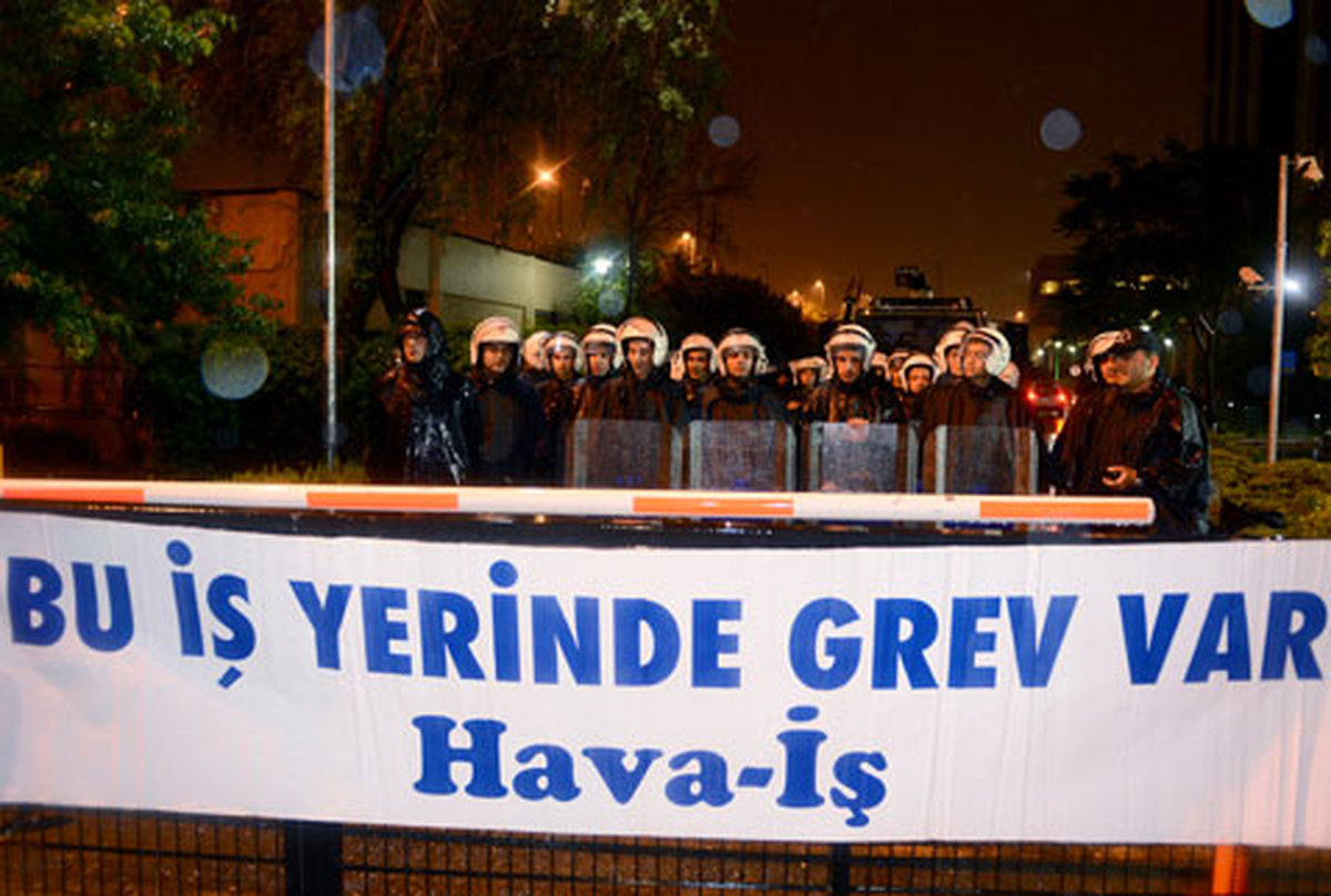 Grev Bitti Çadır ve Pankartlar Söküldü