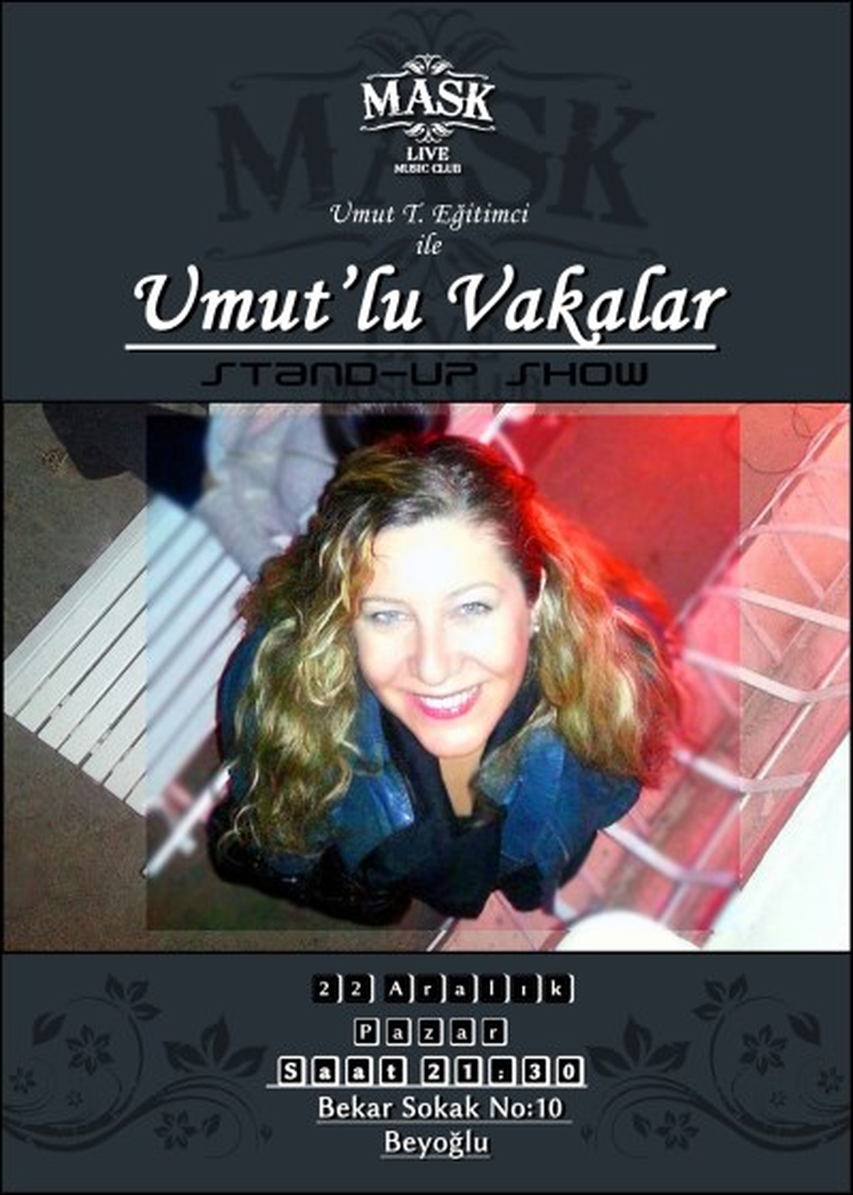 Kadın Mizahçıdan Stand Up Show "Umut\'lu Vakalar" MASK Live Club\'ta
