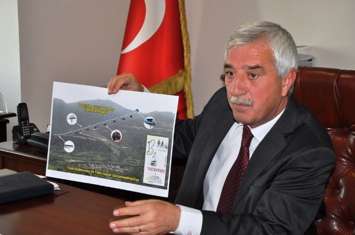Ödemiş\'te 60 Yıllık Teleferik Hayali İçin Proje Hazır