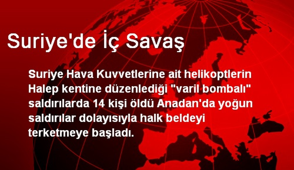 Suriye\'de İç Savaş