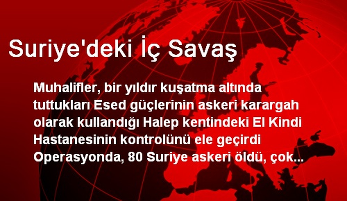 Suriye\'deki İç Savaş