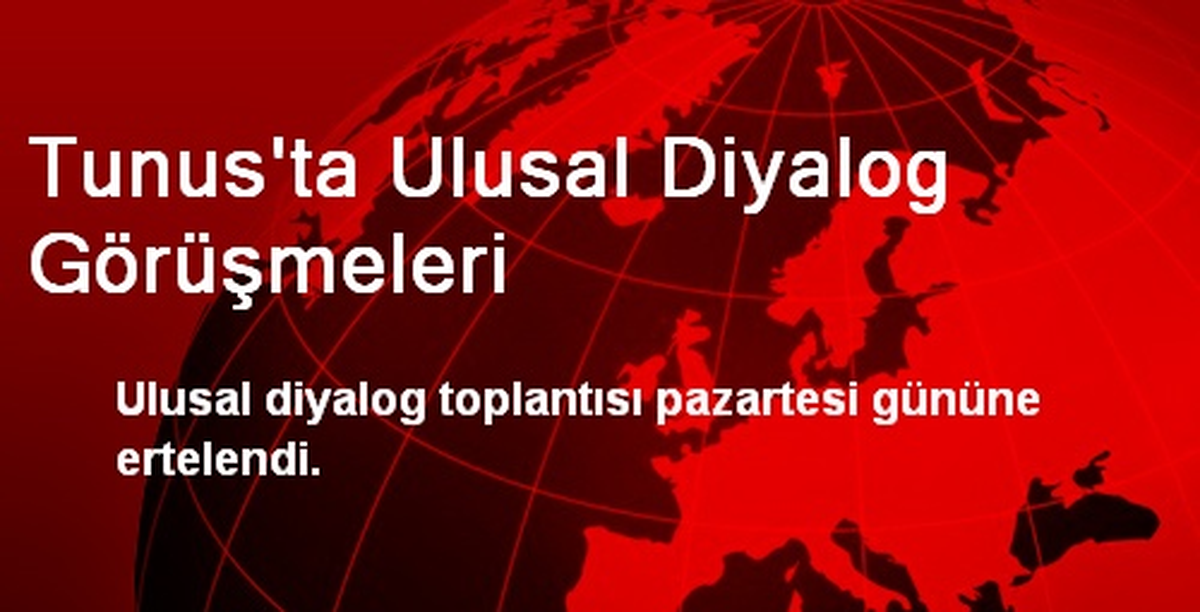 Tunus\'ta Ulusal Diyalog Görüşmeleri