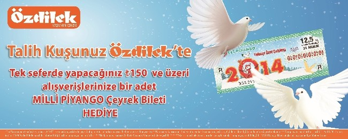 Özdilek\'ten Piyangolu Kampanya