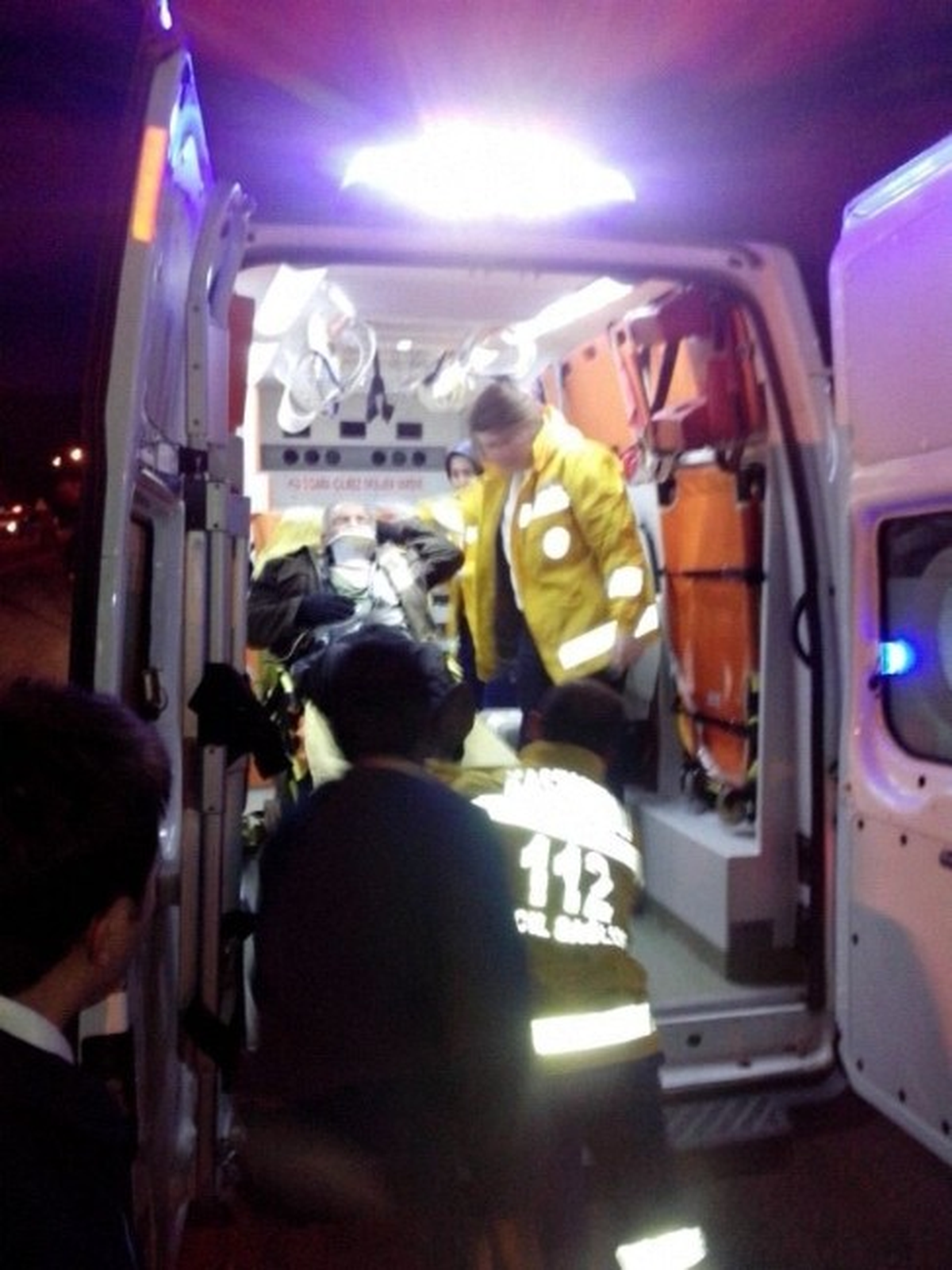 Tosya D-100 Kara Yolunda Trafik Kazası