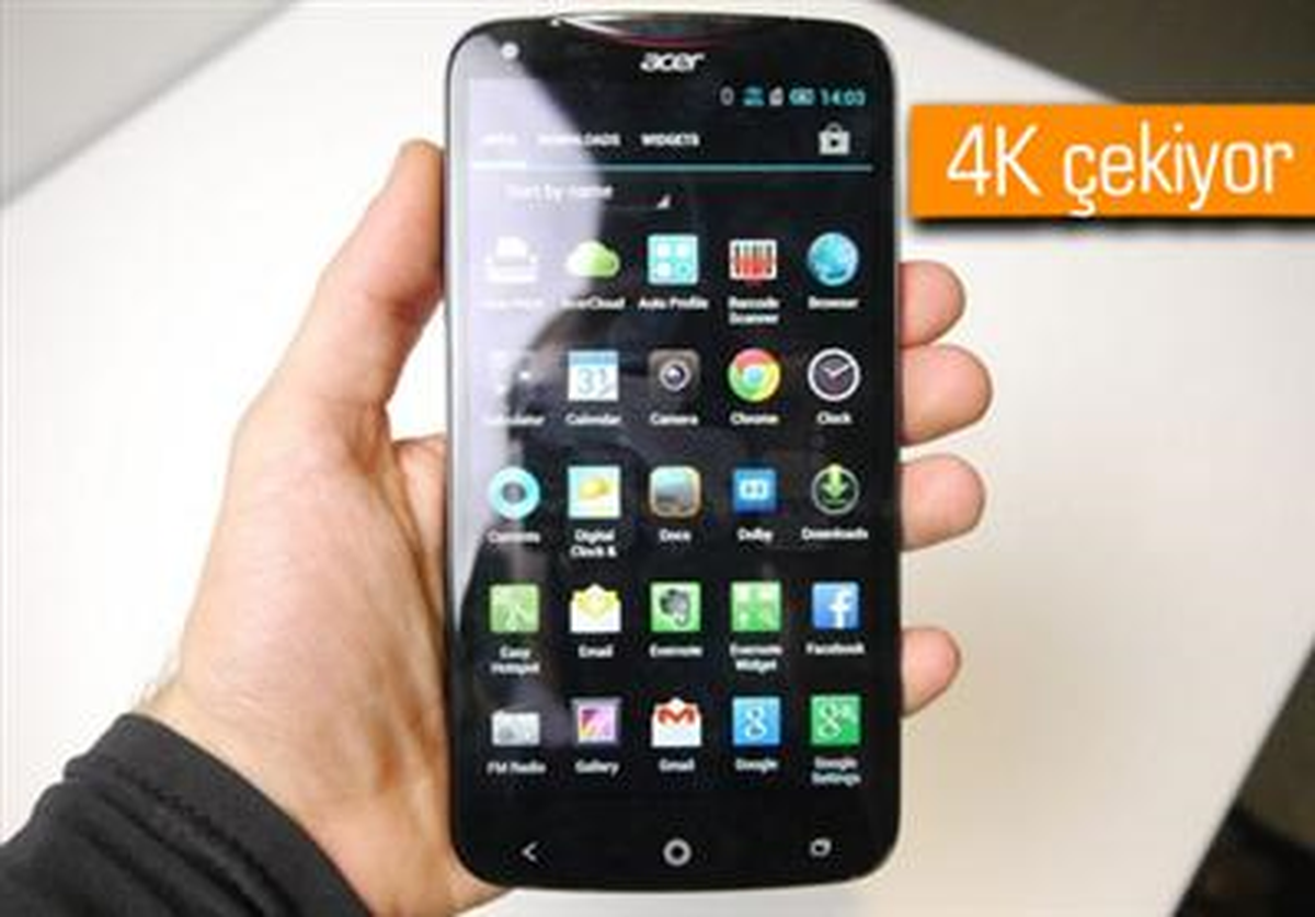 4k Video Kaydı Yapan Acer Akıllı Telefon Satışta!