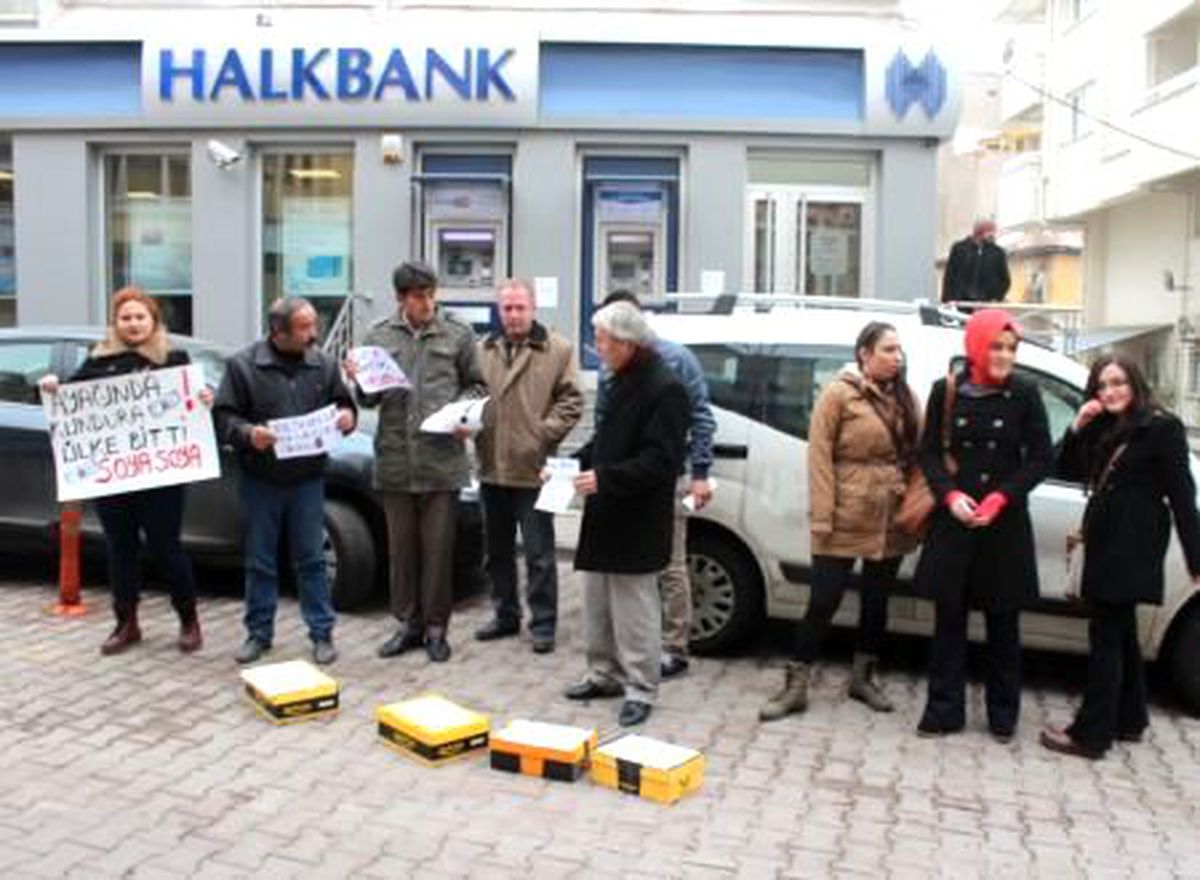 Beyşehir\'de Ayakkabı Kutulu Eylem