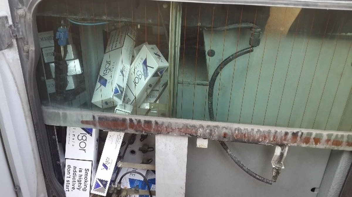 Buharkent\'te Bin 250 Paket Kaçak Sigara Ele Geçirildi